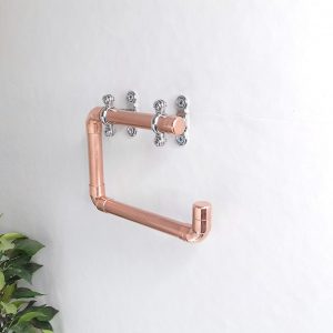 Copper Towel Rail Brass Fixtures & End Fittings Handmade With Real Copper 